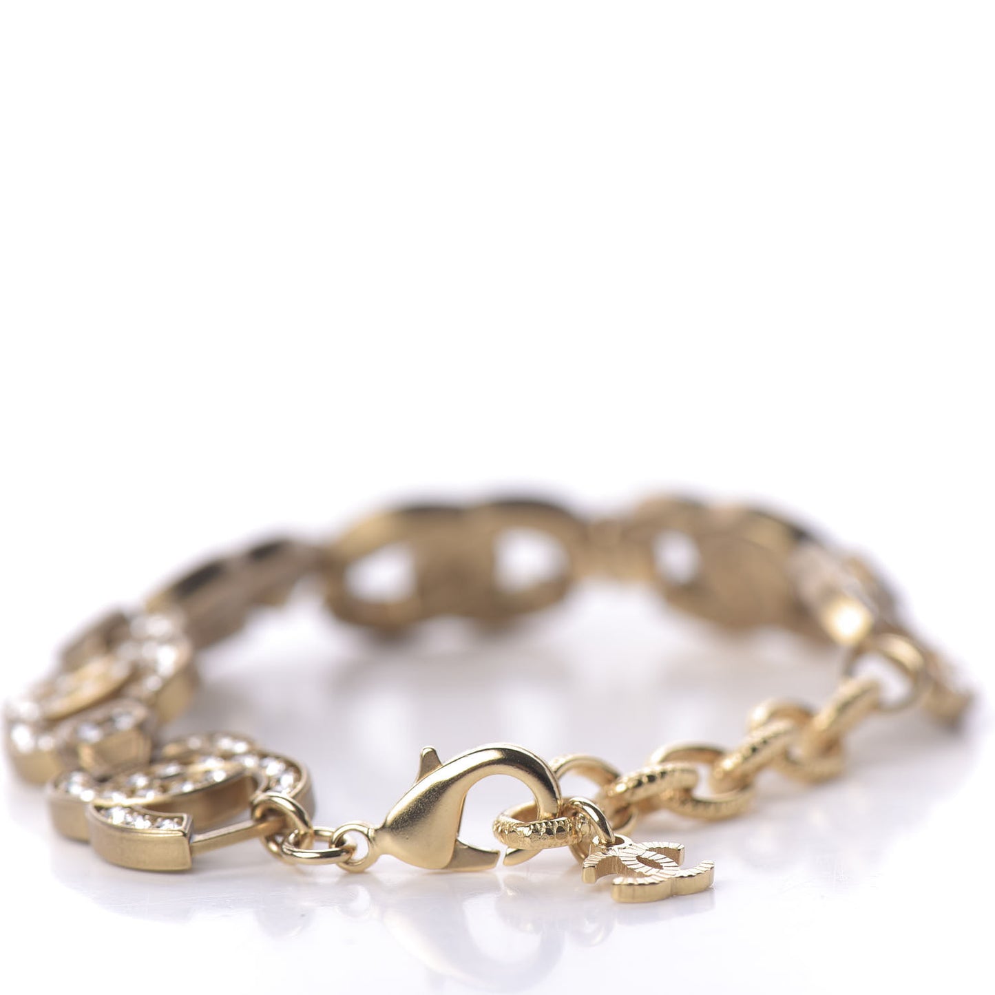 Crystal CC Bracelet Gold