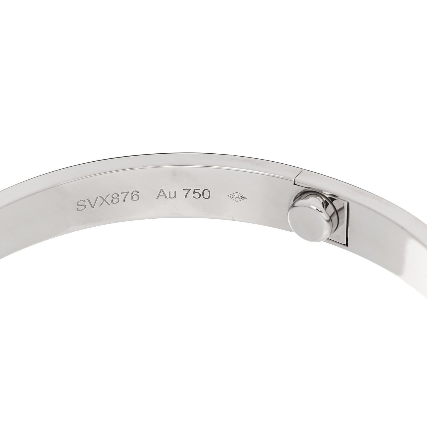 18K White Gold LOVE Bracelet 18