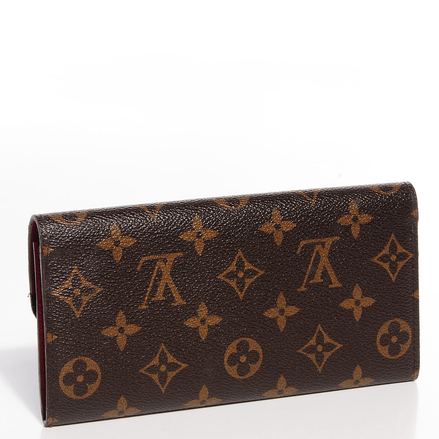 Monogram Emilie Wallet Red