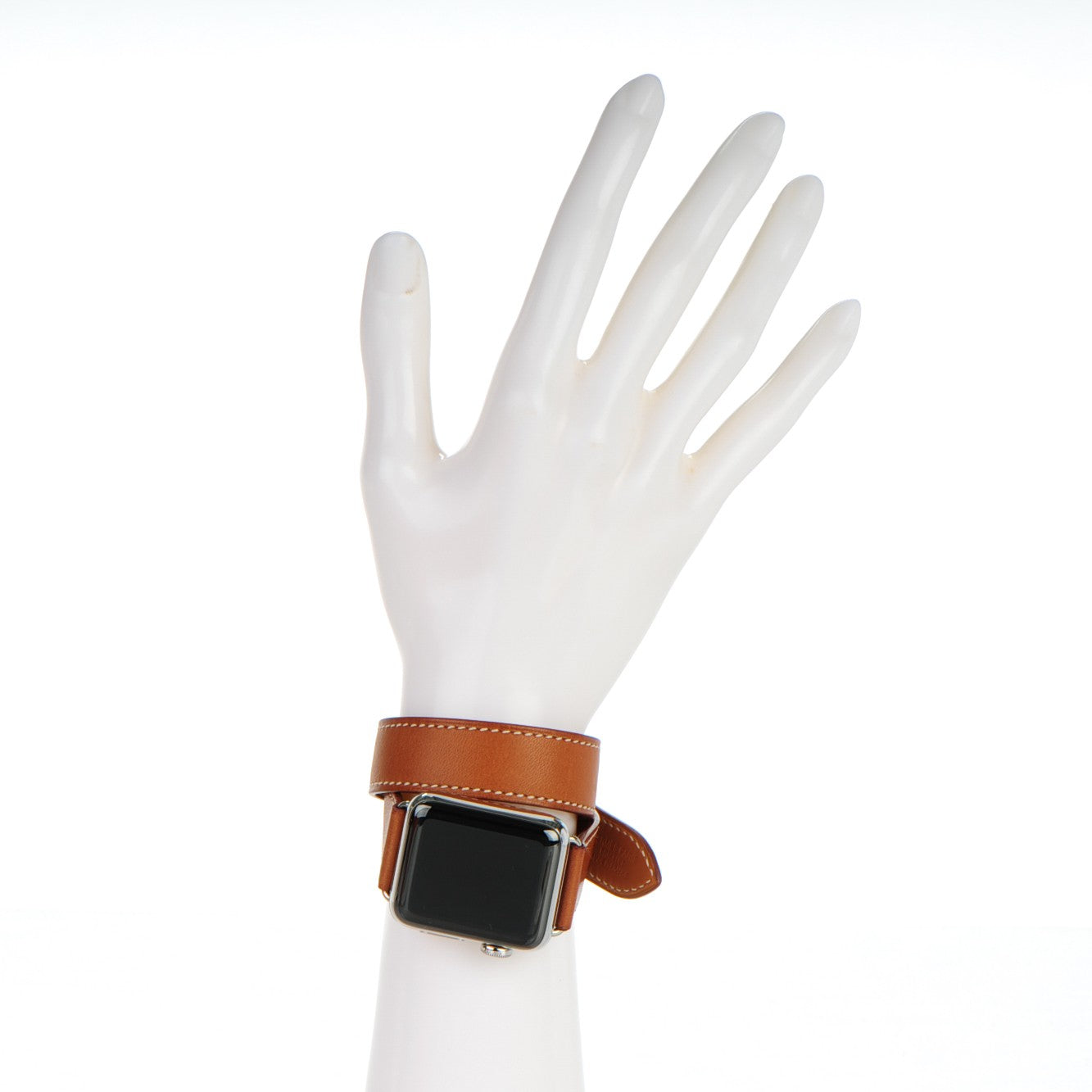 Barenia 38mm Apple Watch Double Tour Fauve