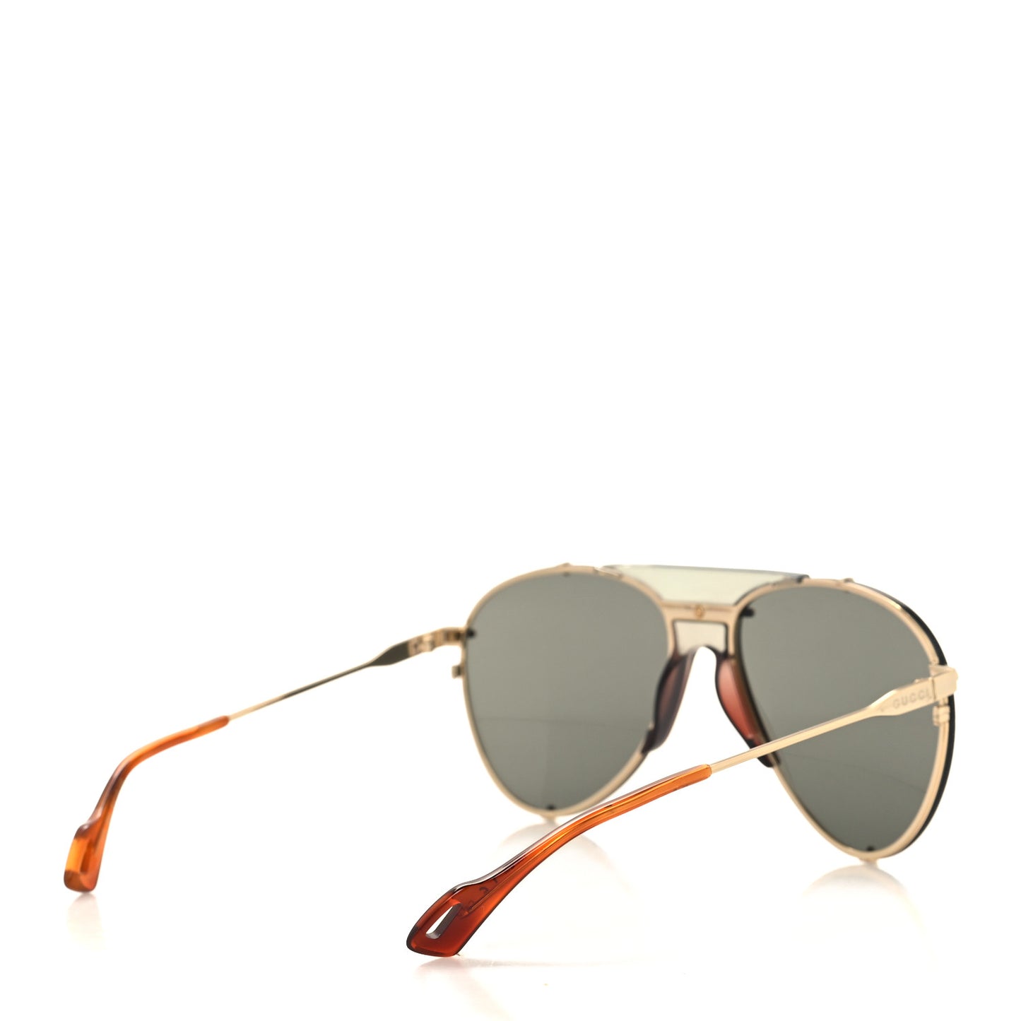Metal Aviator Frame Sunglasses GG0740S Black