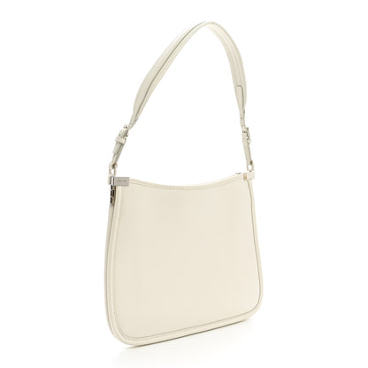 Gucci Calfskin Horsebit Slim Shoulder Bag White 3 of 10