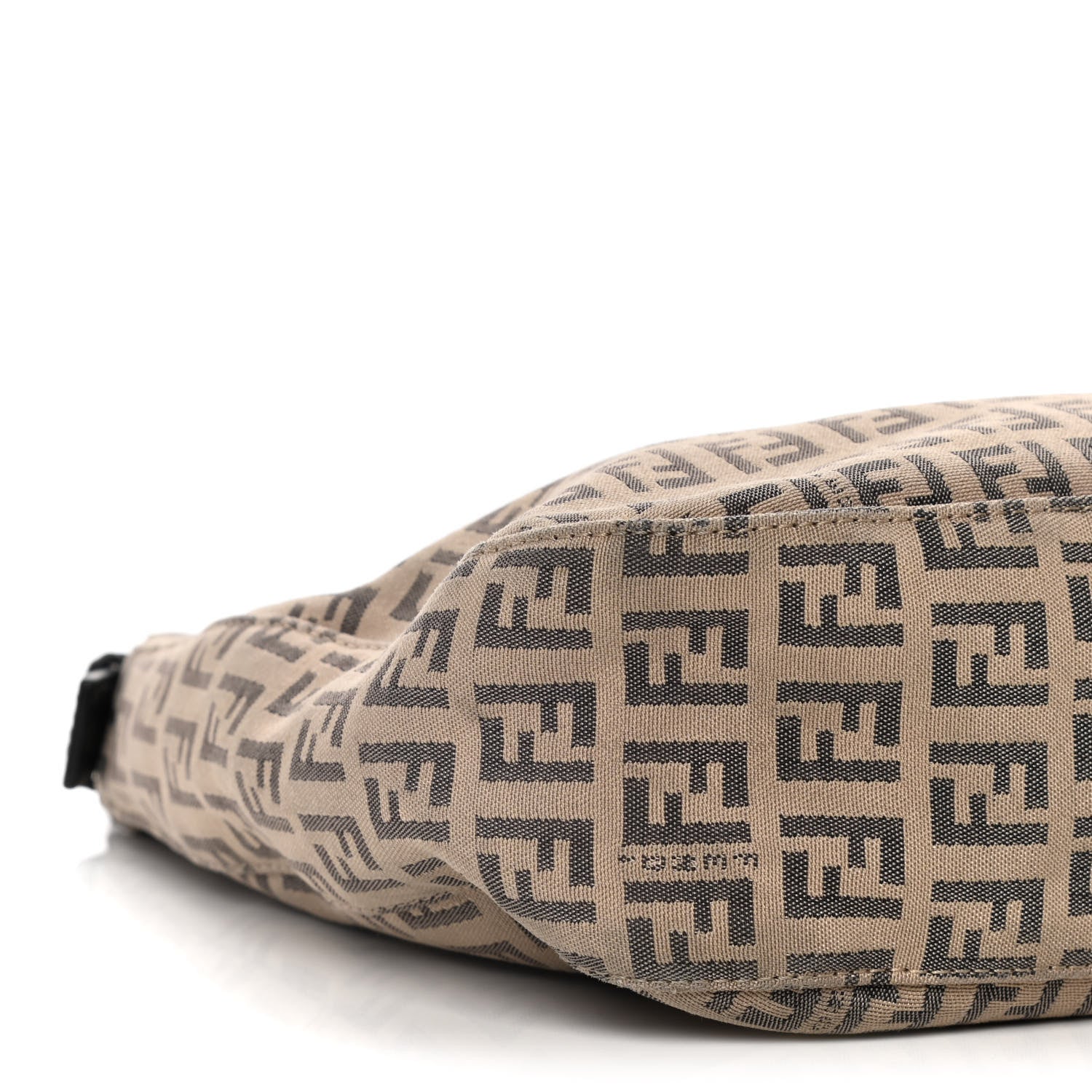 Fendi Zucchino Vitello Hobo Beige Black 11 of 16