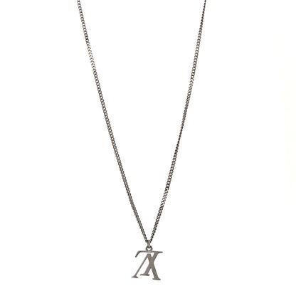 Louis Vuitton LV Upside Down Necklace Gunmetal 1 of 7