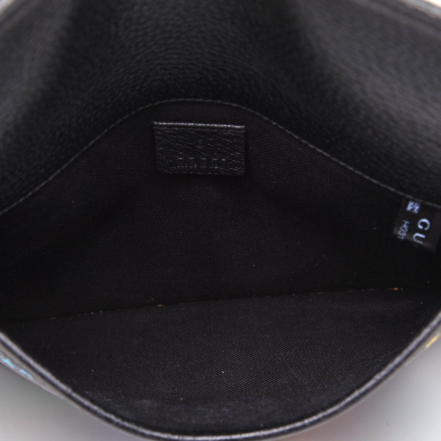 GG Supreme Monogram Psychedelic Slim Belt Bag Black