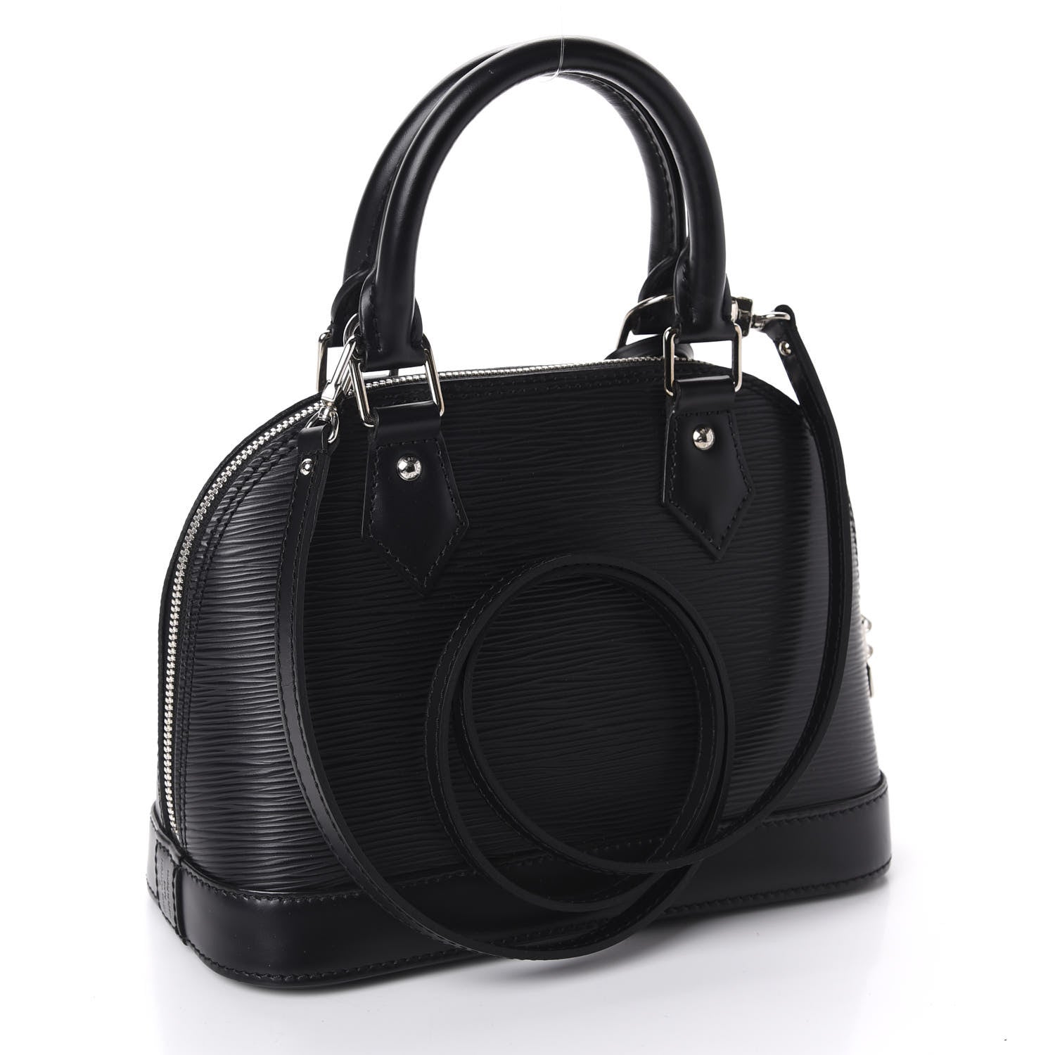 Louis Vuitton Epi Alma BB Black 3 of 9