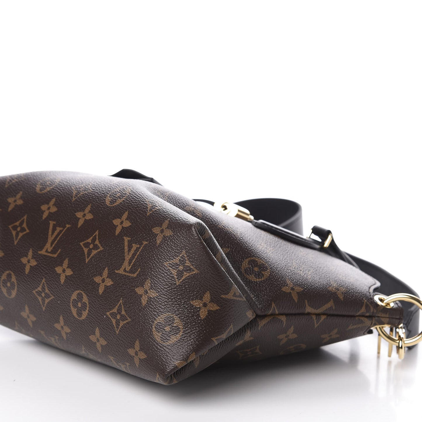 Monogram Flower Zipped Tote PM Black