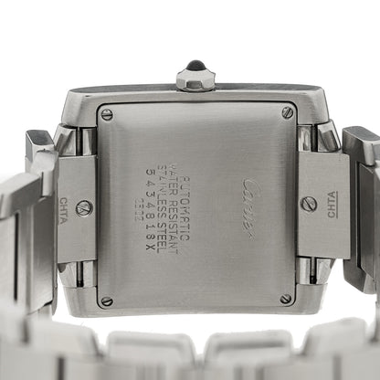 Cartier Stainless Steel 28mm Tank Francaise Automatic Watch 4 of 5