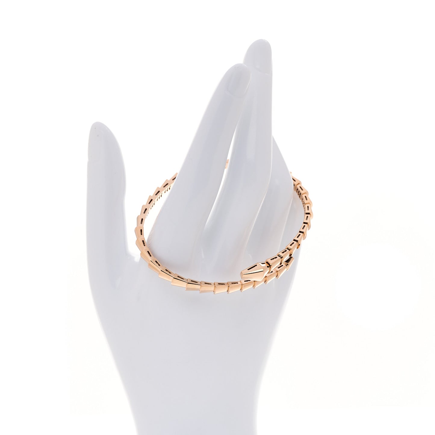 18K Rose Gold Serpenti Viper Bracelet L