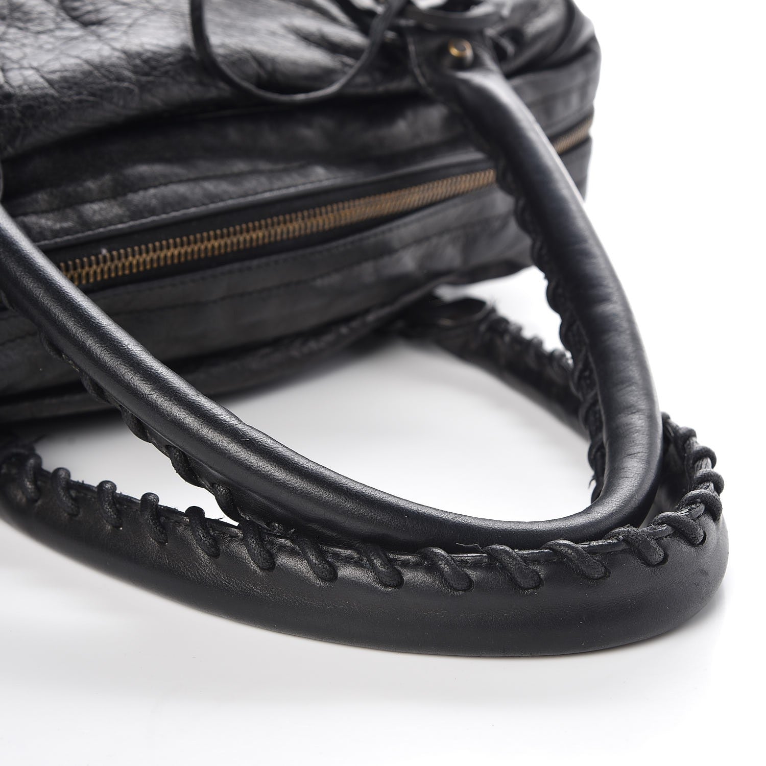 Balenciaga Agneau Classic Hardware Shoulder Bag Black 9 of 13