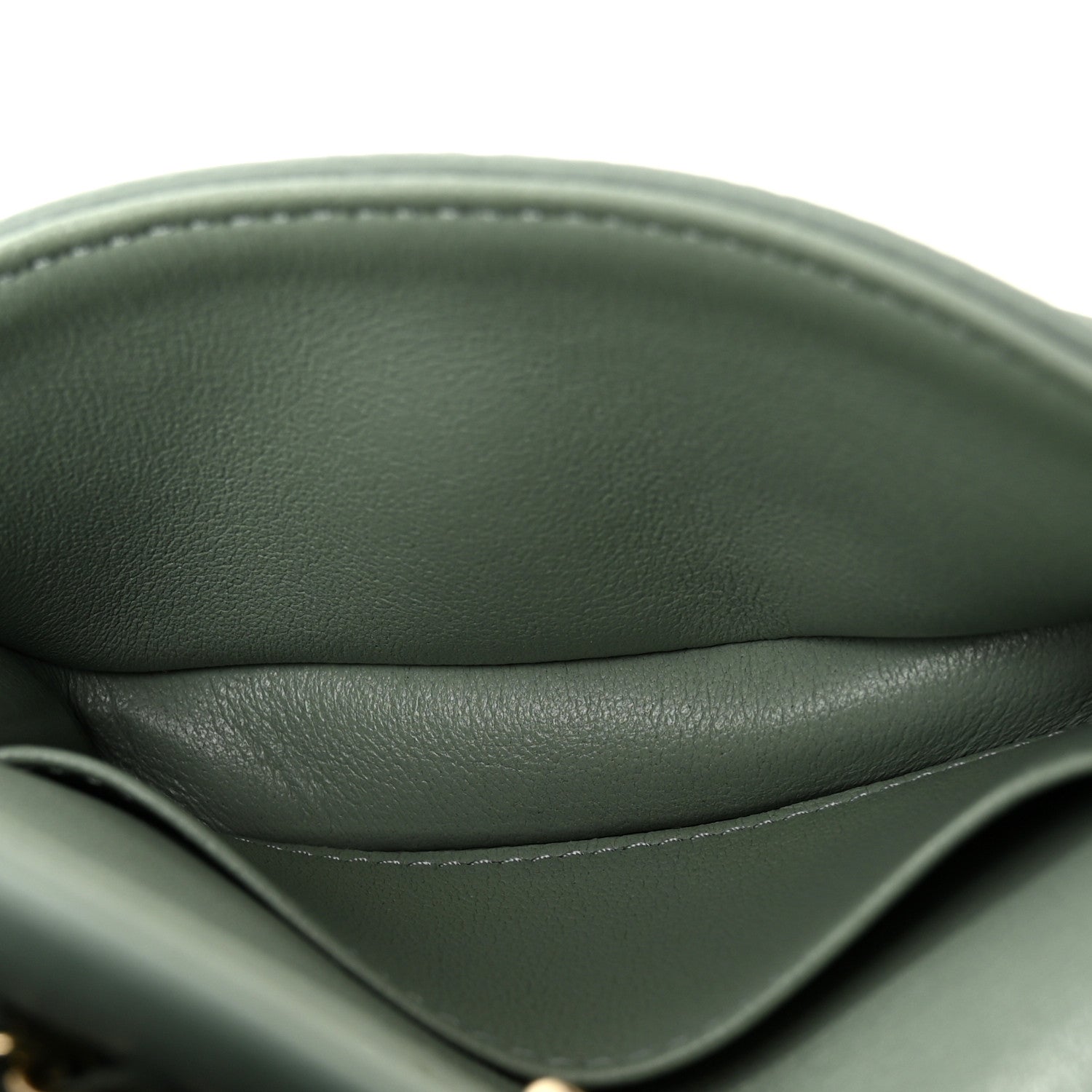Chanel Lambskin Quilted Mini Flap Bag Charm With Hook Light Green 5 of 10