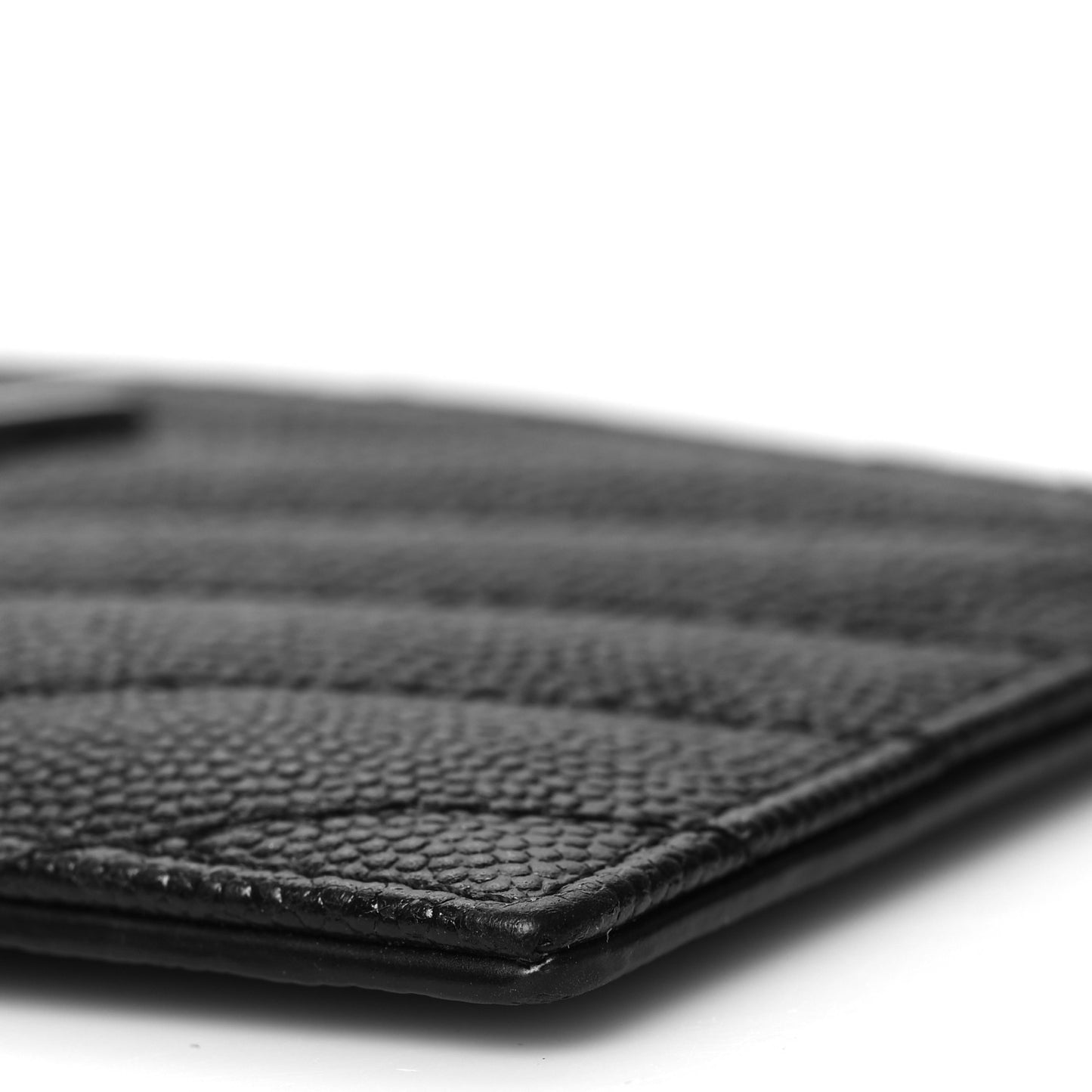 Monogram Grain de Poudre 5 Fragments Zip Pouch Card Holder Black