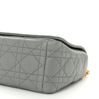 Christian Dior Calfskin Cannage Medium Caro Bag Ethereal Grey 10 of 11