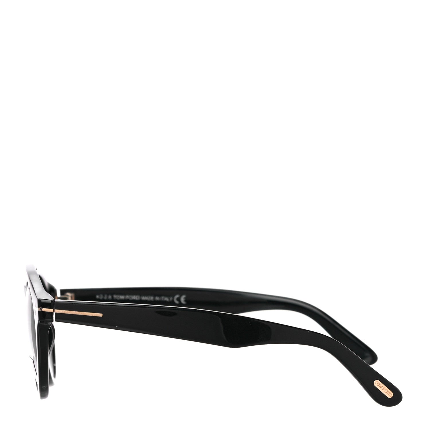 Tom Ford Clint Round Sunglasses TF537 Black 2 of 7