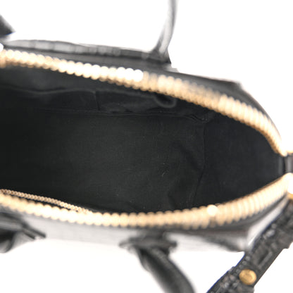 Givenchy Calfskin Crocodile Embossed Mini Antigona Black 5 of 10