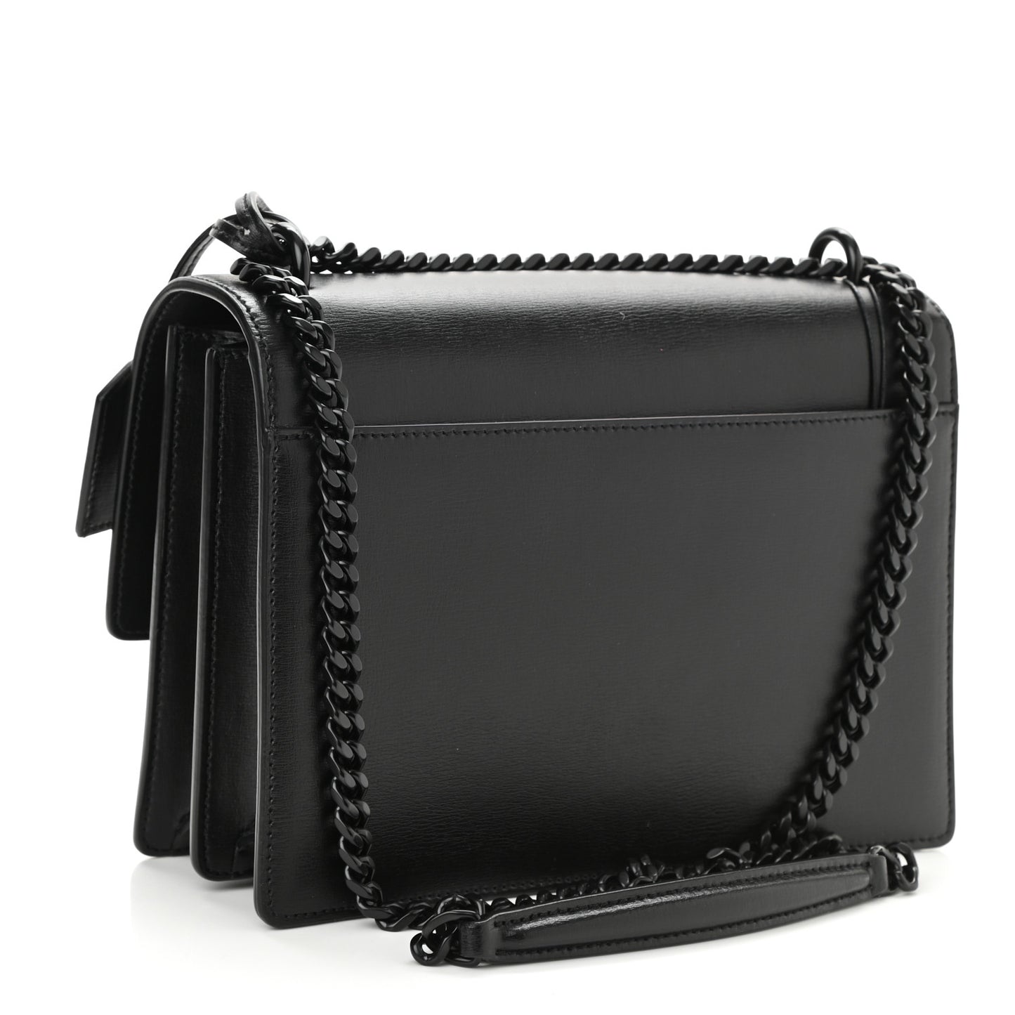 Calfskin Medium Monogram Monochrome Sunset Black