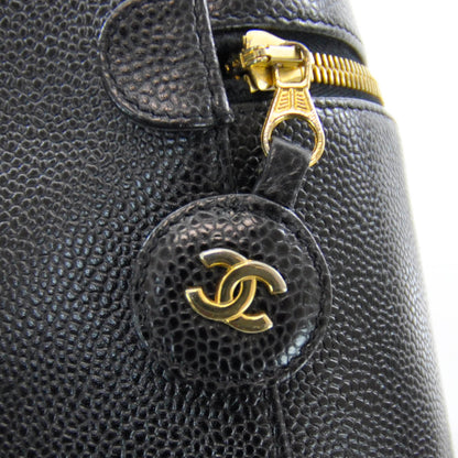 Chanel Caviar Cosmetic Vanity Bag Black 4 of 8