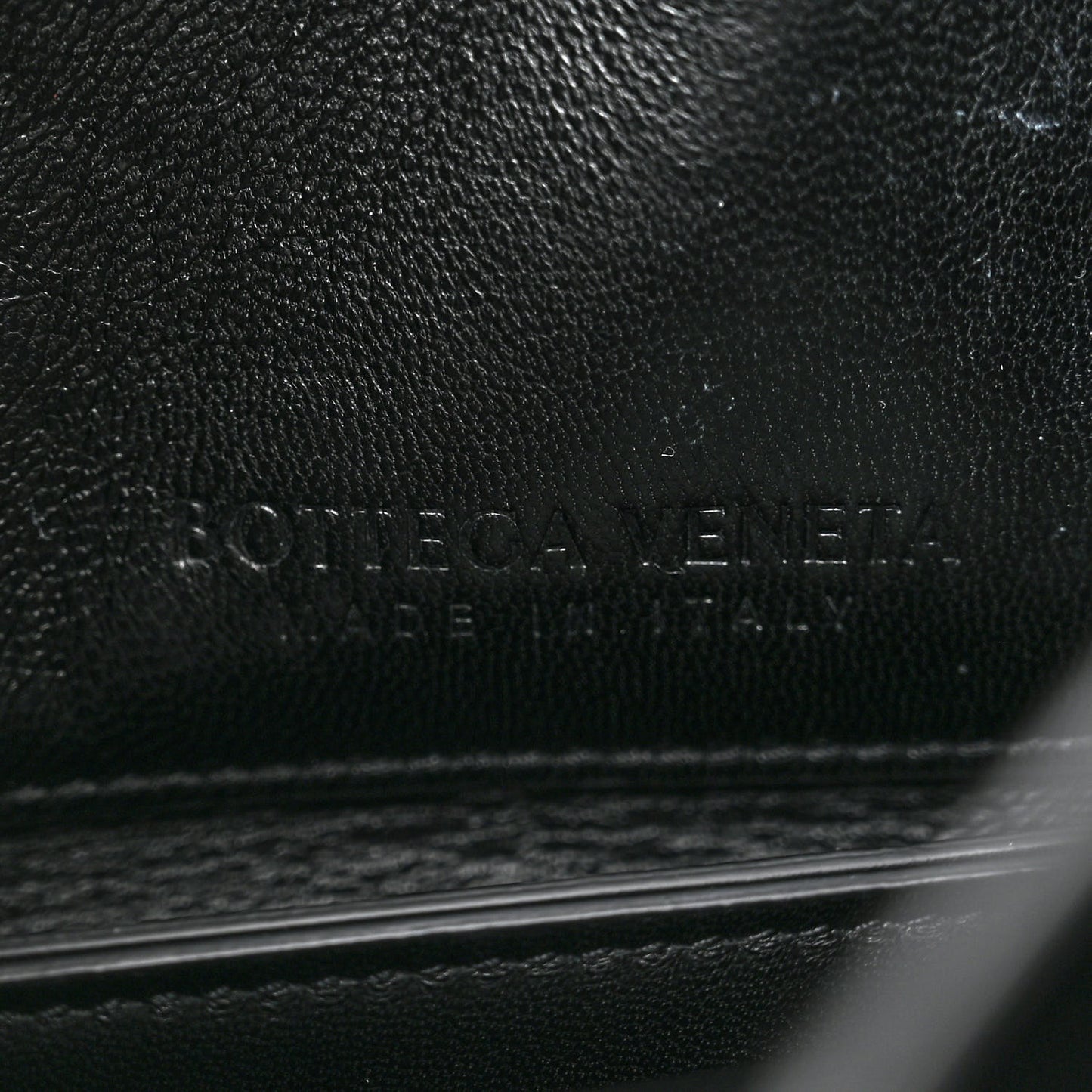 BOTTEGA VENETA Calfskin Mount Envelope Bag Black
