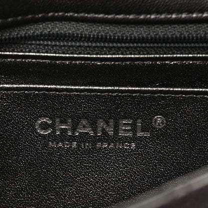 Chanel Metallic Sheepskin Quilted 2.55 Reissue Mini Flap Dark Silver 6 of 10
