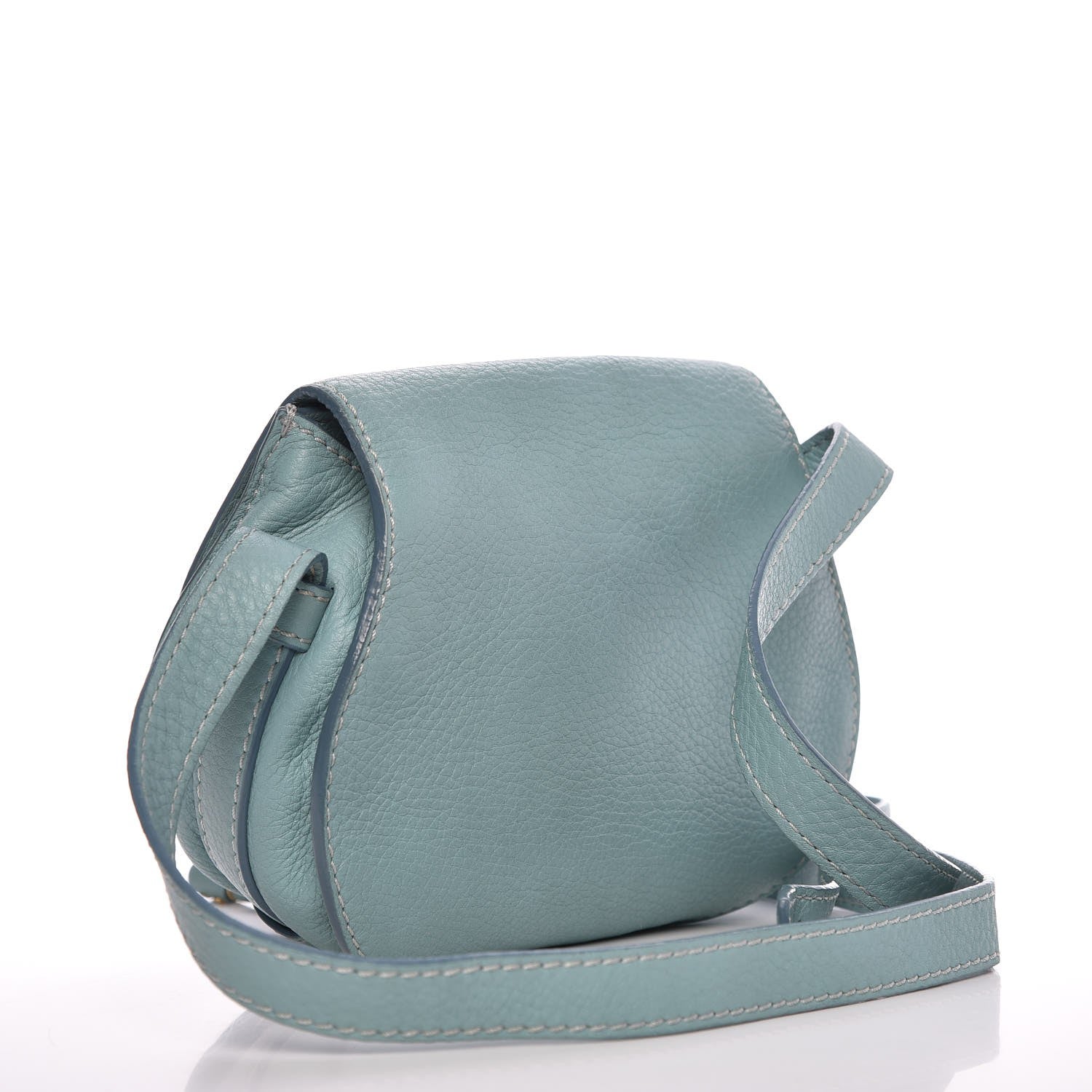 Chloe Calfskin Mini Marcie Round Crossbody Bag Fresh Mint 3 of 8