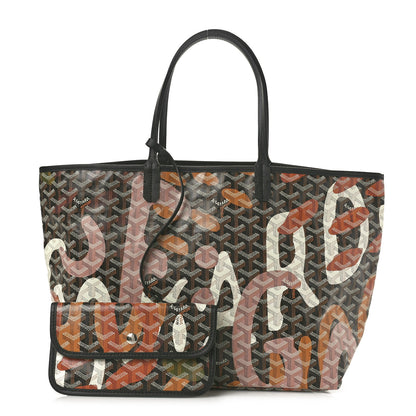 Goyard Goyardine Saint Louis Lettres Camouflage PM Black Pink Multicolor 2 of 11