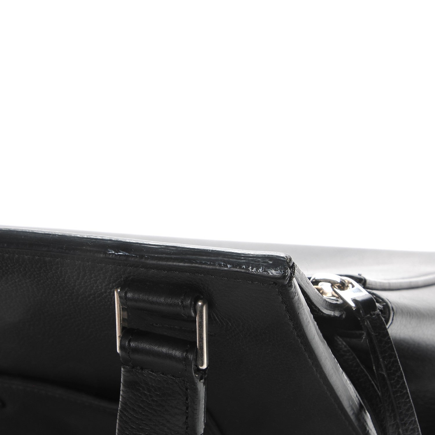 Celine Supple Calfskin Medium Edge Shoulder Bag Black 8 of 9