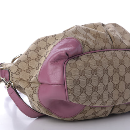 Gucci Monogram Medium Sukey Top Handle Peonia Flower 6 of 13