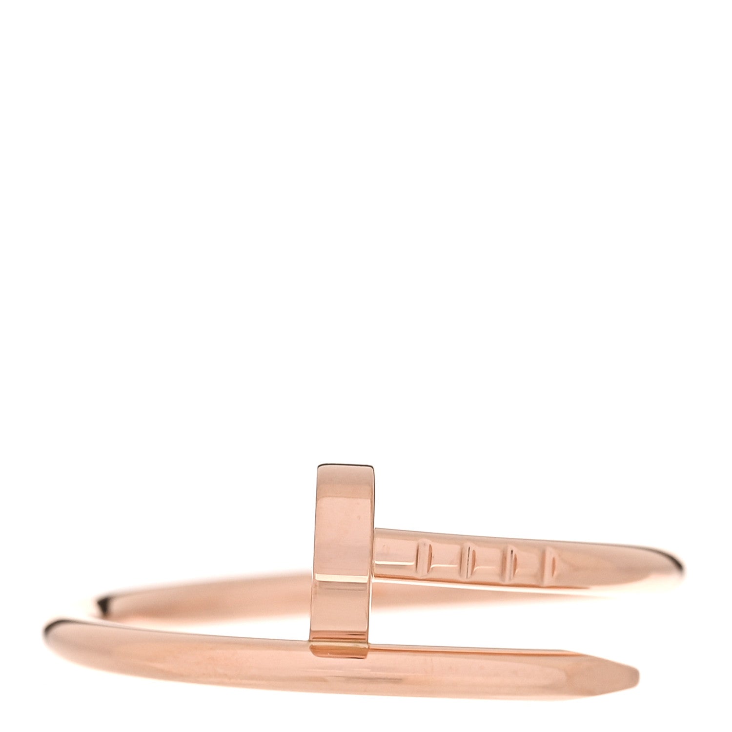 Cartier 18K Pink Gold Small Juste Un Clou Ring 56 7.5 1 of 6