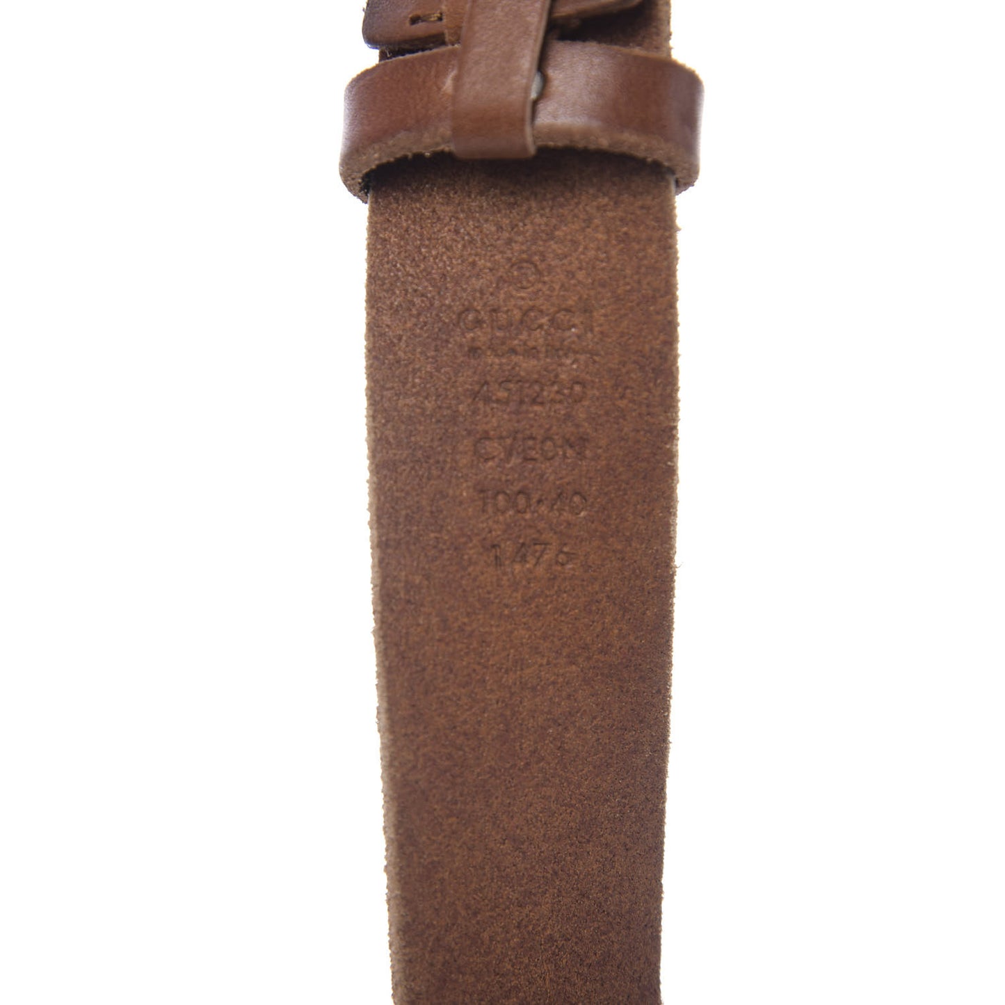 Cuoio Toscano Nickel Feline Buckle Belt 100 40 Cuir