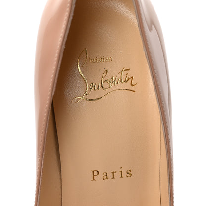 Christian Louboutin Patent Pigalle Follies 100 Pumps 36.5 Nude 7 of 8