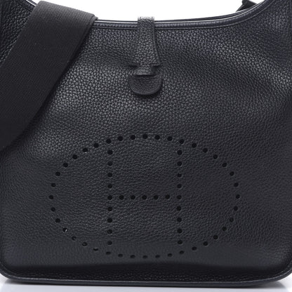 Hermes Taurillon Clemence Evelyne III PM Black 10 of 10