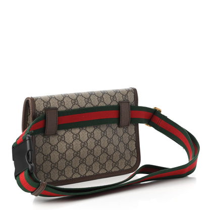 Gucci GG Supreme Monogram Neo Vintage Web Belt Bag Brown 3 of 10