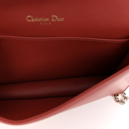 Christian Dior Lambskin Cannage Lady Dior Pouch Rust 6 of 10
