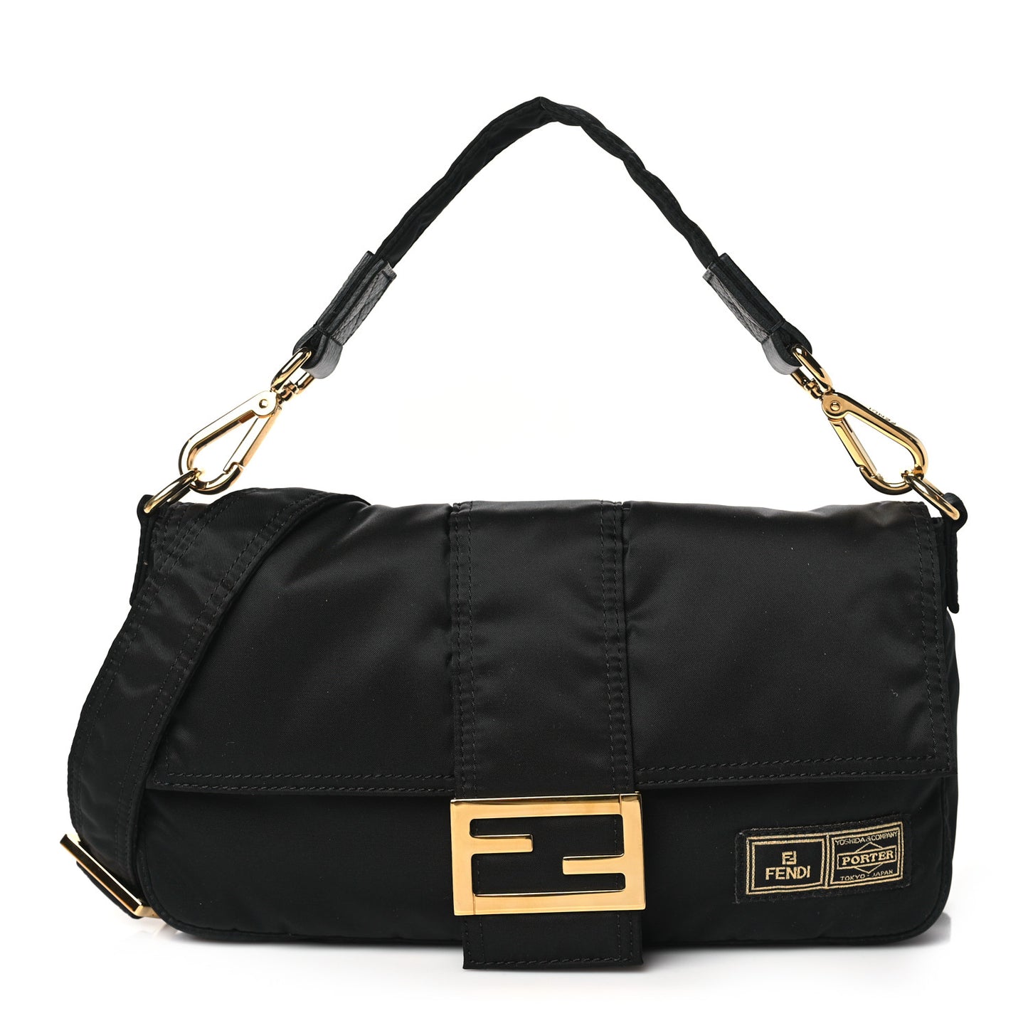 X PORTER Nylon Regular Belt Baguette Black