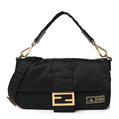 Fendi X PORTER Nylon Regular Belt Baguette Black 1 of 11