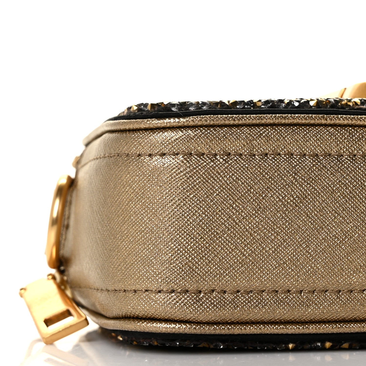 Marc Jacobs Saffiano Crystal Embellished Snapshot Camera Bag 6 of 7