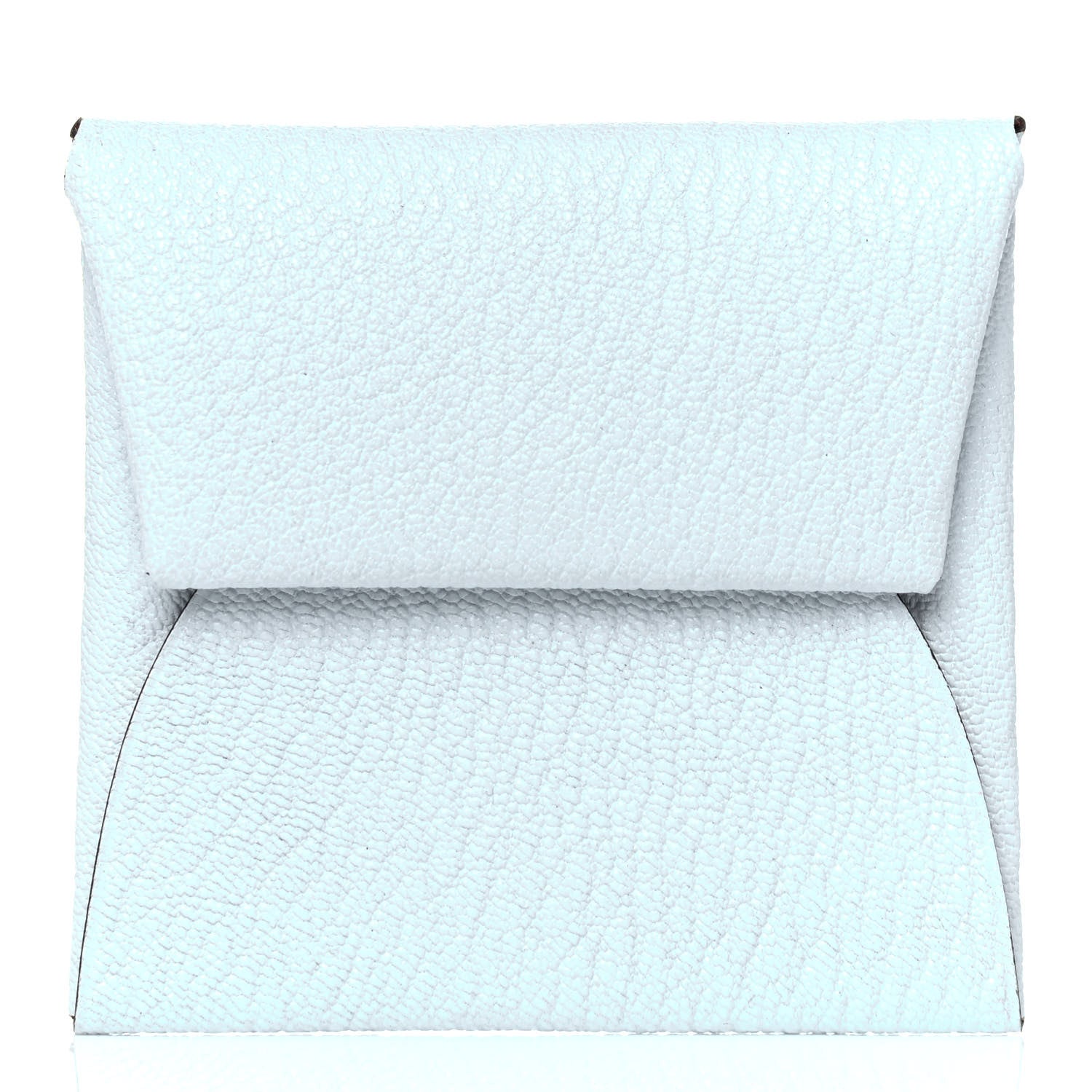 Hermes Chevre Mysore Bastia Verso Coin Purse Bleu Brume Brique 1 of 7