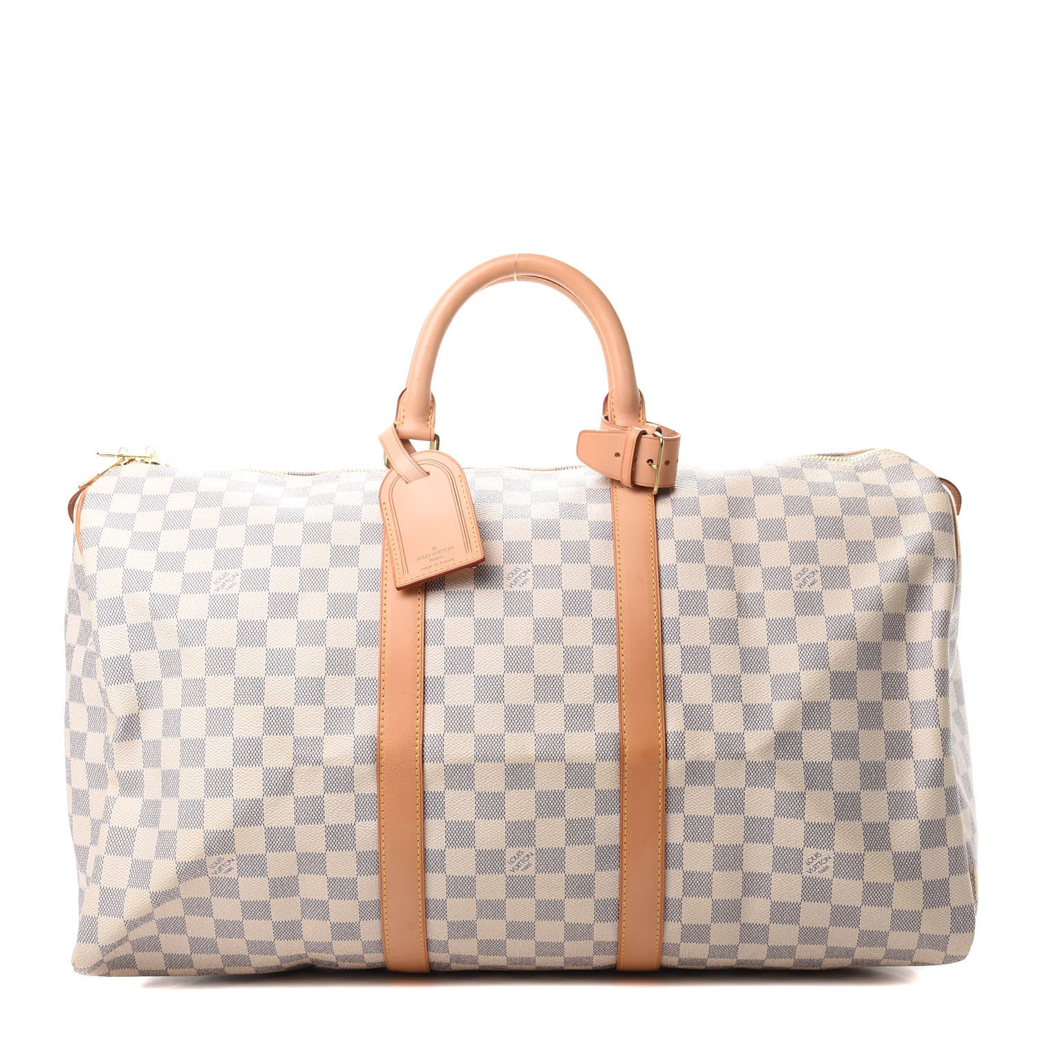 Louis Vuitton Damier Azur Keepall 50 1 of 13