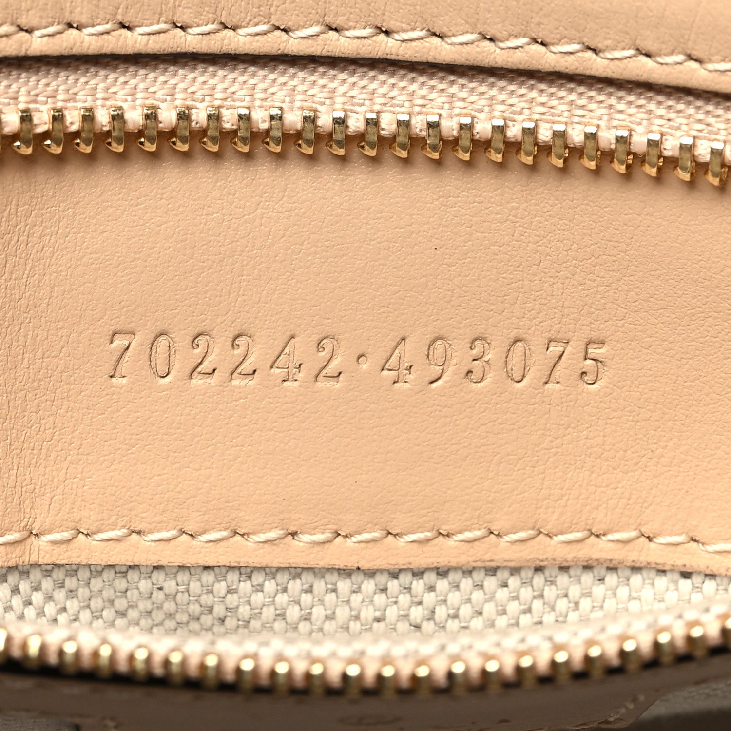 Gucci Calfskin GG Matelasse Medium Bowler Bag Naturale 7 of 10