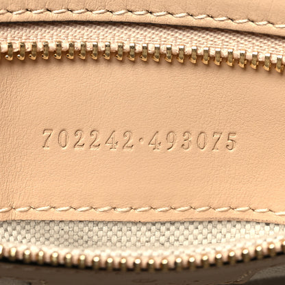 Gucci Calfskin GG Matelasse Medium Bowler Bag Naturale 7 of 10