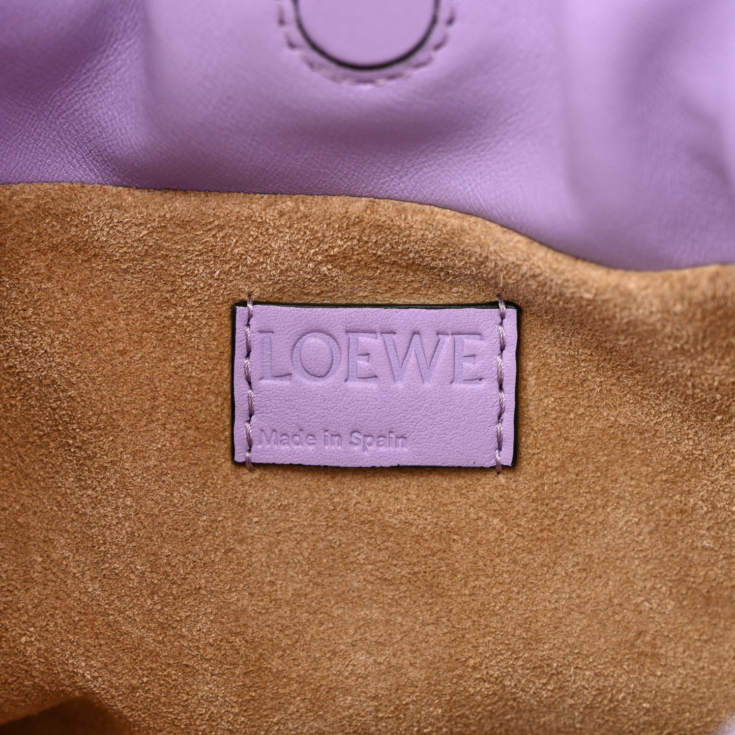 Calfskin Mini Flamenco Knot Bag Light Mauve