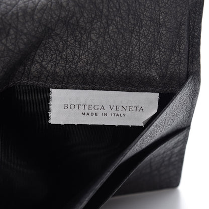 Bottega Veneta Ostrich Intrecciato Flap Wallet Ardoise 7 of 11