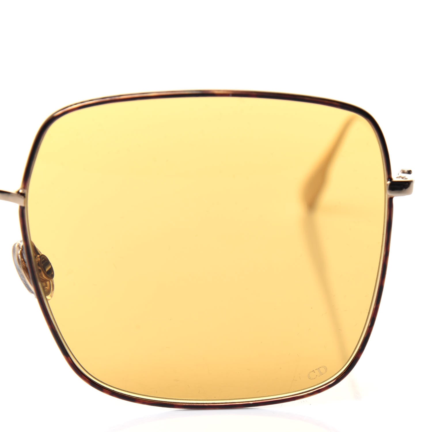 Christian Dior Metal Stellaire 1 Sunglasses Yellow Tortoise 8 of 9