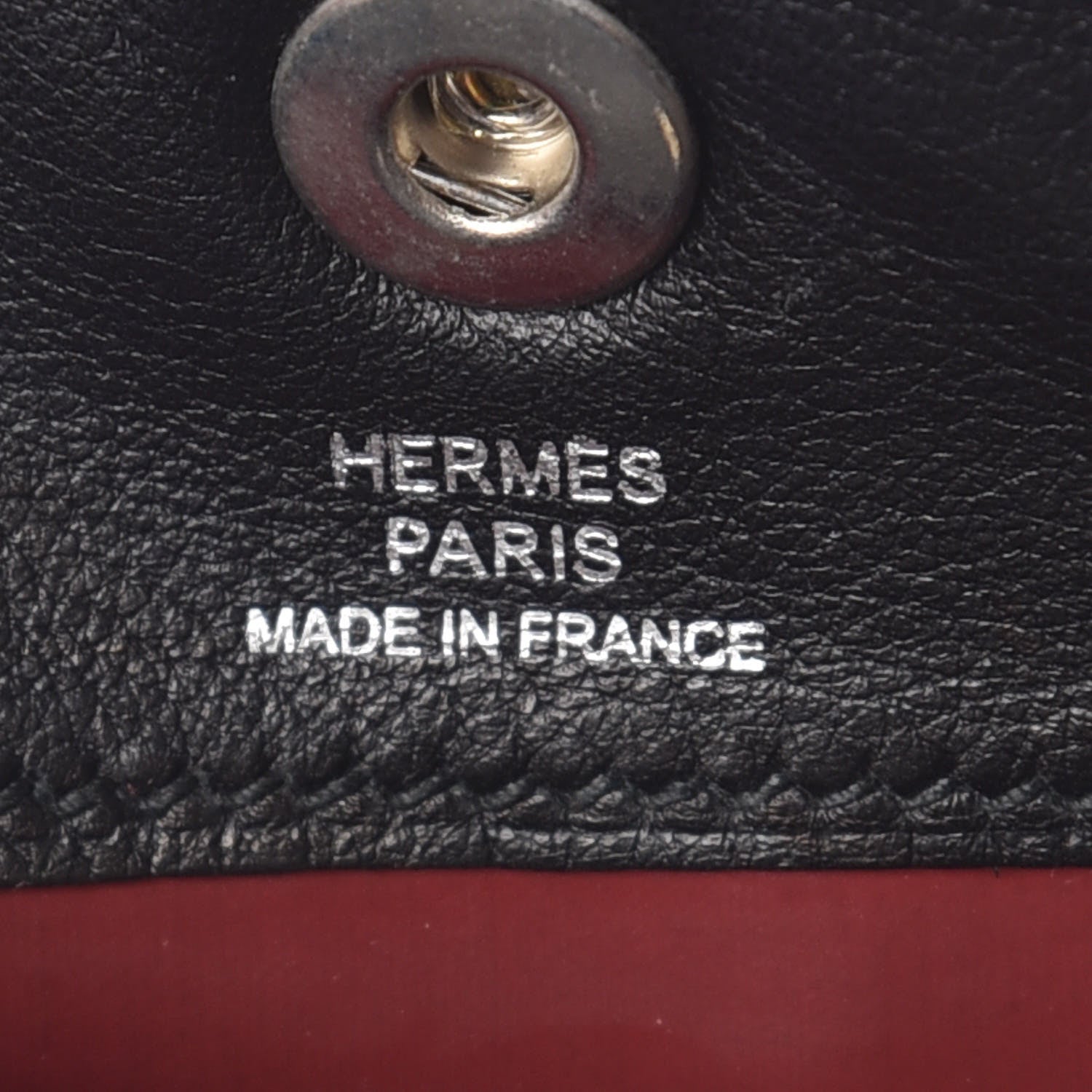Hermes Evergrain Be-Bop PM Pouch Black 8 of 9