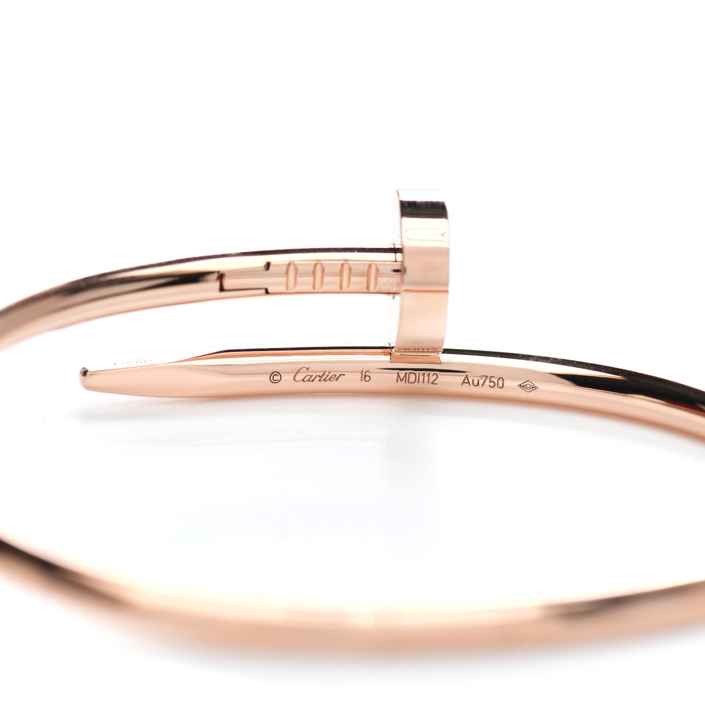 18K Pink Gold Juste Un Clou Bracelet 16