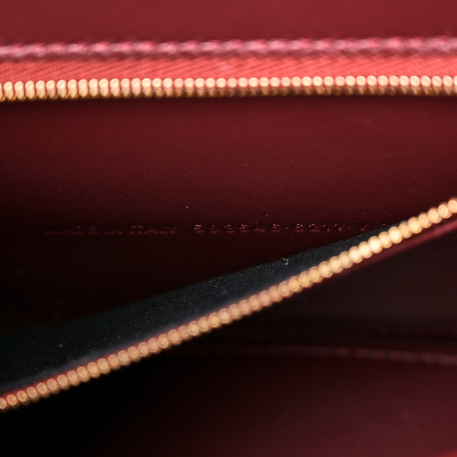 Balenciaga Shiny Calfskin Crocodile Embossed Small Hourglass Top Handle Bag Dark Red 7 of 11