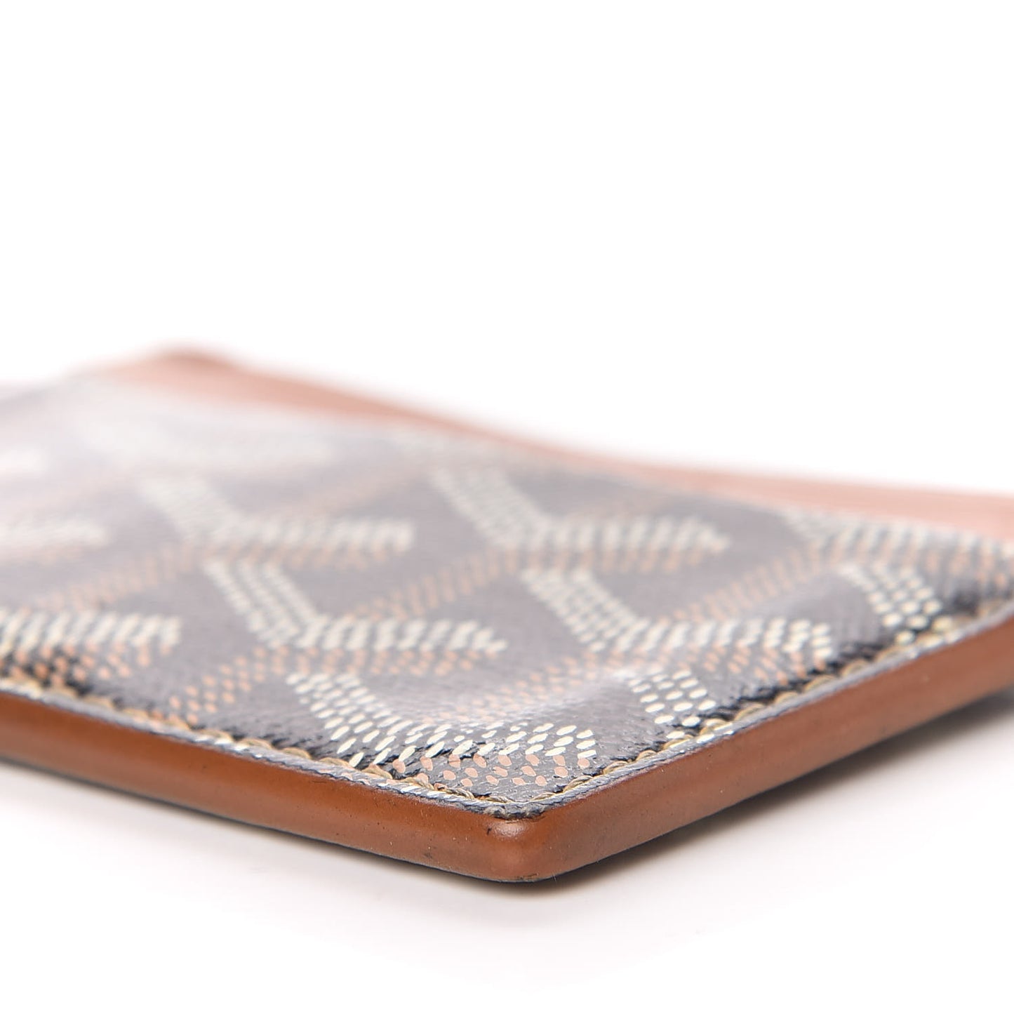 Goyardine Saint Sulpice Card Holder Black Gold