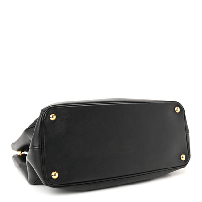 Prada Saffiano Lux Large Galleria Double Zip Tote Black 4 of 10