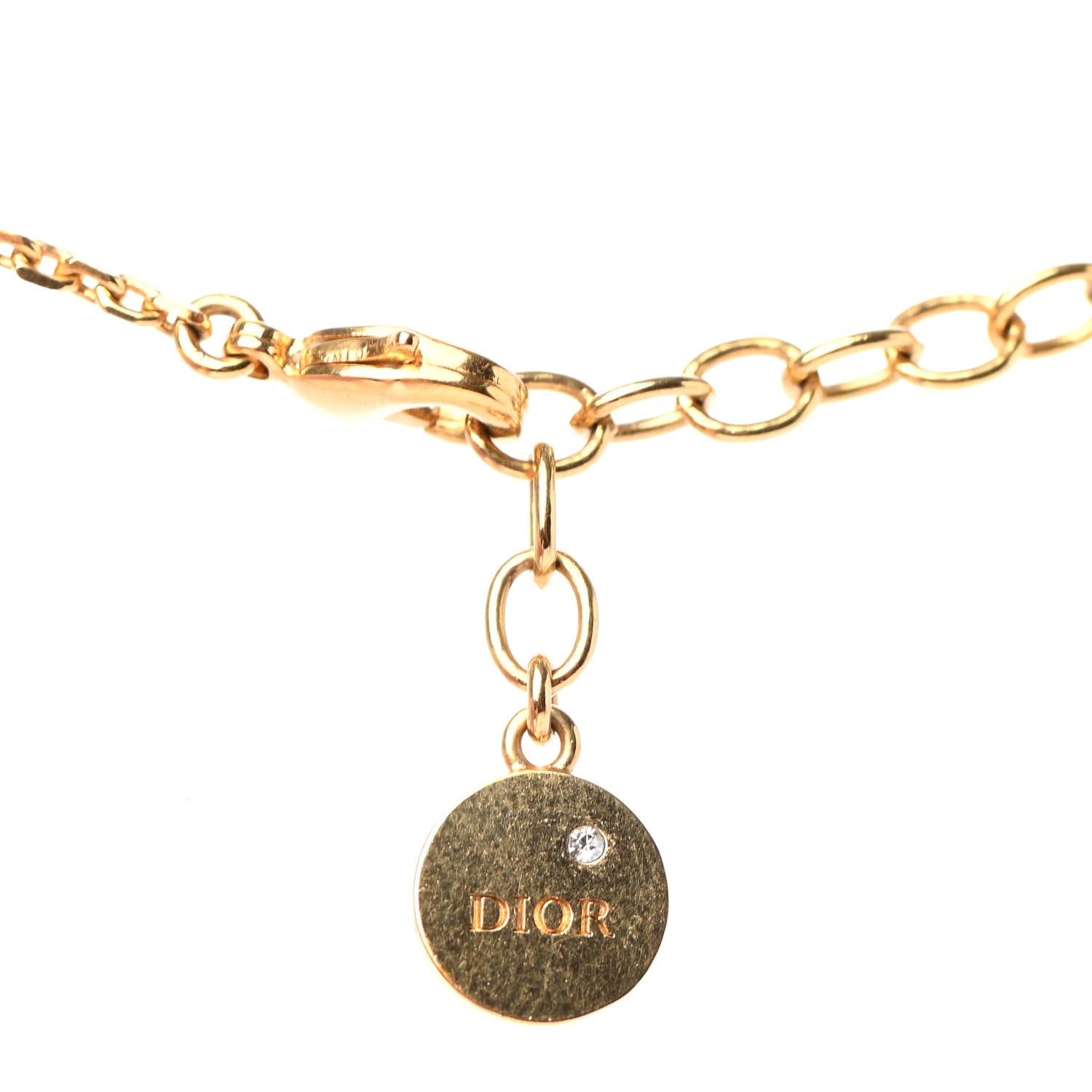 Christian Dior Crystal Dio(r)evolution Necklace Gold 4 of 4