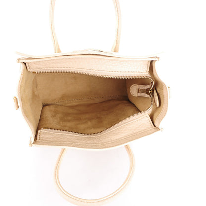 Celine Pebbled Calfskin Nano Luggage 5 of 9